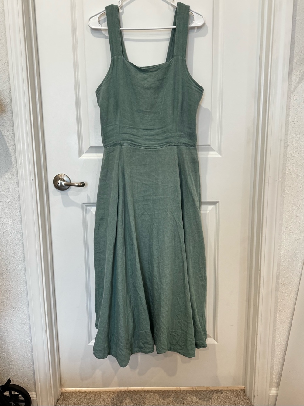ALTERED SON DE FLOR Women's blue pinafore dress